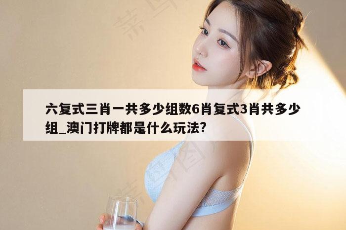 六复式三肖一共多少组数6肖复式3肖共多少组_澳门打牌都是什么玩法?